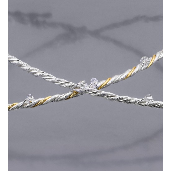 Στέφανα γάμου με πέτρα Swarovski 128333-25