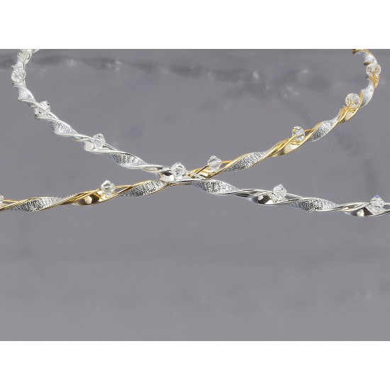Στέφανα γάμου με πέτρα Swarovski 324-25