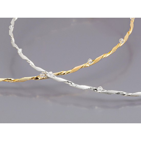 Στέφανα γάμου  με πέτρες Swarovski 693-35