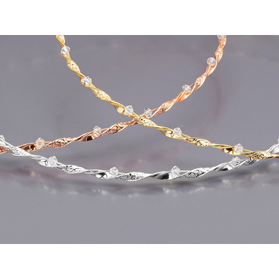Στέφανα γάμου με πέτρα Swarovski 897-25
