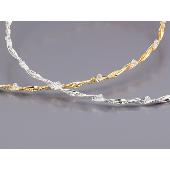 Στέφανα γάμου με πέτρα Swarovski 900-25