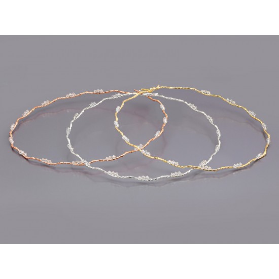 Στέφανα γάμου με πέτρα Swarovski 820-25