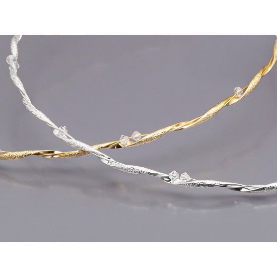 Στέφανα γάμου με πέτρα Swarovski 849-25