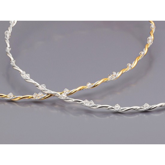 Στέφανα γάμου με πέτρα Swarovski 858-25