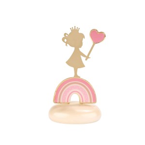 Πριγκίπισσα σε ουράνιο τόξο 2409 μπομπονιέρα σε βότσαλο