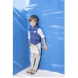 Babybloom 124.16.7980 μπλε μπεζ βαπτιστικό σύνολο