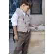 Babybloom 124.33.7980 καφέ βαπτιστικό σύνολο