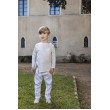 Babybloom 124.35.5570 μπεζ λευκό βαπτιστικό σύνολο