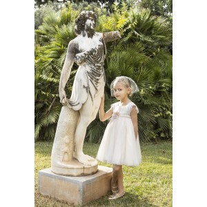 Babybloom 124.113.5580 ροζ πούδρας βαπτιστικό φόρεμα 