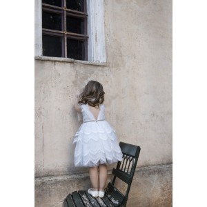 Babybloom 124.116.7580 λευκό βαπτιστικό φόρεμα Babybloom 124.116.7580 λευκό βαπτιστικό φόρεμα
