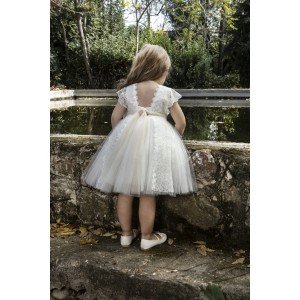 Babybloom 124.117.6980 ιβουάρ βαπτιστικό φόρεμα Babybloom 124.117.6980 ιβουάρ βαπτιστικό φόρεμα