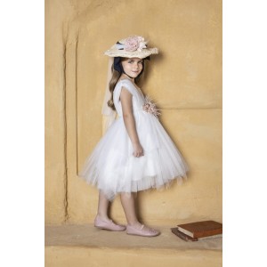 Babybloom 124.129.7580 λευκό βαπτιστικό φόρεμα Babybloom 124.129.7580 λευκό βαπτιστικό φόρεμα