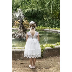 Babybloom 124.137.7280 λευκό βαπτιστικό φόρεμα Babybloom 124.137.7280 λευκό βαπτιστικό φόρεμα