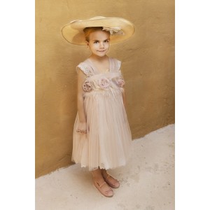 Babybloom 124.140.7980 σομόν βαπτιστικό φόρεμα 