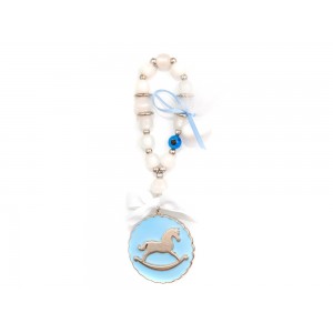 Μπομπονιέρα βάπτισης αλογάκι dim-GBW12747