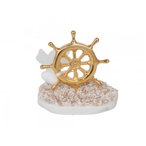 Μπομπονιέρα γάμου βότσαλο με πηδάλιο dim-SW9690-24 Μπομπονιέρα γάμου βότσαλο με πηδάλιο dim-SW9690-24