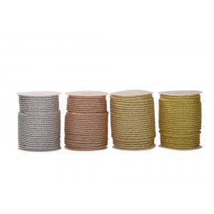 Κορδόνι πολυεστερικό μεταλλικά χρώματα 3mm Κορδόνι πολυεστερικό μεταλλικά χρώματα 3mm