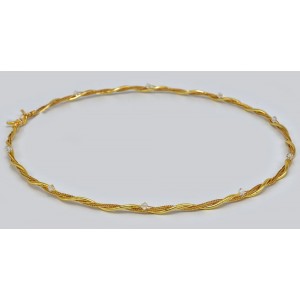 Στέφανα γάμου οικονομικά επάργυρα χρυσαφί lak124g