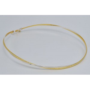 Στέφανα γάμου οικονομικά επάργυρα δίχρωμα lak101