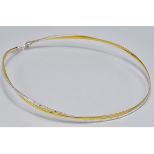 Στέφανα γάμου οικονομικά επάργυρα δίχρωμα lak106tw Στέφανα γάμου οικονομικά επάργυρα δίχρωμα lak106tw