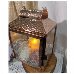 Φανάρι για κηροστάτη γάμου μπρονζέ LAKFAB25