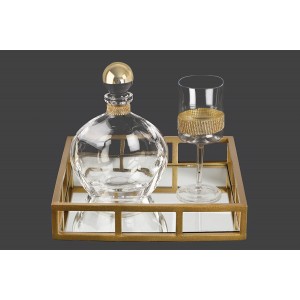 Σετ γάμου με τετράγωνο δίσκο και καθρέπτη lv18-125 Σετ γάμου με τετράγωνο δίσκο και καθρέπτη lv18-125