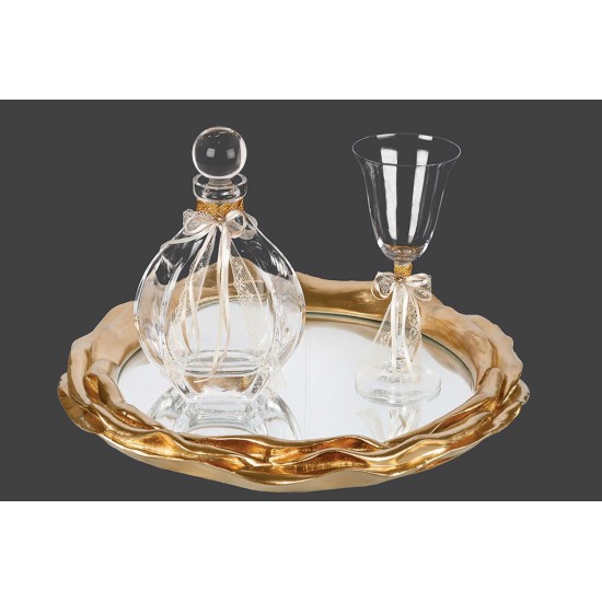 Σετ γάμου με στρογγυλό δίσκο λουλούδι lv21-225 Σετ γάμου με στρογγυλό δίσκο λουλούδι lv21-225