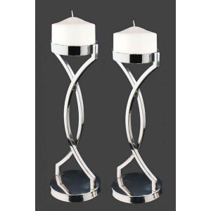 Γαμήλιο κηροπήγιο  ασημένιο σετ ΑΚ132170