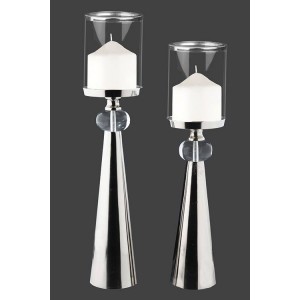 Γαμήλιο κηροπήγιο ασημένιο σετ IN632890 Γαμήλιο κηροπήγιο ασημένιο σετ IN632890