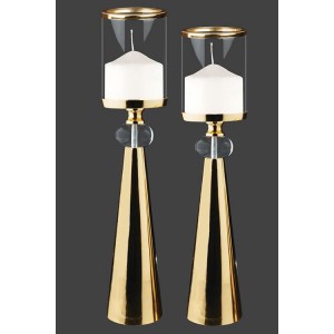 Γαμήλιο κηροπήγιο  χρυσό σετ IN642890 Γαμήλιο κηροπήγιο  χρυσό σετ IN642890