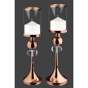 Γαμήλιο κηροπήγιο σε ροζ gold απόχρωση IN722890 Γαμήλιο κηροπήγιο σε ροζ gold απόχρωση IN722890