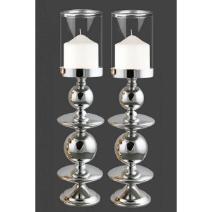 Γαμήλιο κηροπήγιο ασημένιο σετ PK0732470 Γαμήλιο κηροπήγιο ασημένιο σετ PK0732470