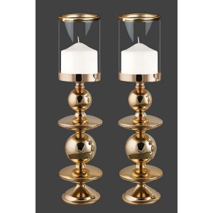 Γαμήλιο κηροπήγιο χρυσό σετ PK0742480 Γαμήλιο κηροπήγιο χρυσό σετ PK0742480