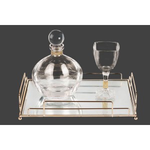 Σετ γάμου με τετράγωνο δίσκο χρυσό lv9-225 Σετ γάμου με τετράγωνο δίσκο χρυσό lv9-225