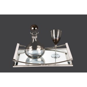 Σετ γάμου με τετράγωνο μεταλλικό δίσκο lv38-225