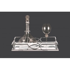 Σετ γάμου με τετράγωνο μεταλλικό δίσκο lv42-225 Σετ γάμου με τετράγωνο μεταλλικό δίσκο lv42-225