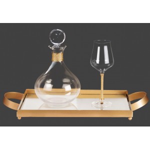 Σετ γάμου με τετράγωνο δίσκο με χερούλια lv19-125 Σετ γάμου με τετράγωνο δίσκο με χερούλια lv19-125