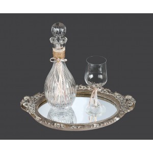 Σετ γάμου με στρογγυλό δίσκο με καθρέπτη lv61-225 Σετ γάμου με στρογγυλό δίσκο με καθρέπτη lv61-225