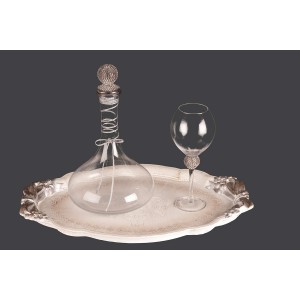 Σετ γάμου με στρογγυλό ξύλινο Φλωρεντιανό  δίσκο lv74-125