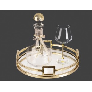 Σετ γάμου με στρογγυλό δίσκο καθρέπτη lv3-125 Σετ γάμου με στρογγυλό δίσκο καθρέπτη lv3-125