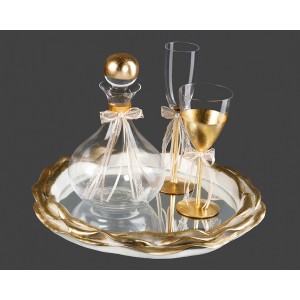 Σετ γάμου με στρογγυλό δίσκο καθρέπτη lv31-225 Σετ γάμου με στρογγυλό δίσκο καθρέπτη lv31-225