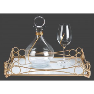 Σετ γάμου με τετραγωνο χρυσο δίσκο καθρέπτη lv20-125 Σετ γάμου με τετραγωνο χρυσο δίσκο καθρέπτη lv20-125