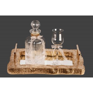 Σετ γάμου με τετράγωνο δίσκο με χερούλια lv24-125 Σετ γάμου με τετράγωνο δίσκο με χερούλια lv24-125