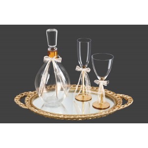 Σετ γάμου με στρογγυλό δίσκο καθρέπτη lv23-325 Σετ γάμου με στρογγυλό δίσκο καθρέπτη lv23-325