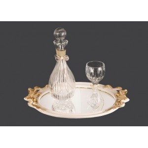 Σετ γάμου κλασσικό με στρογγυλό δίσκο καθρέπτη lv29-325 Σετ γάμου κλασσικό με στρογγυλό δίσκο καθρέπτη lv29-325