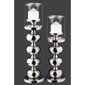 Γαμήλιο κηροπήγιο ασημένιο σετ IN832990 Γαμήλιο κηροπήγιο ασημένιο σετ IN832990