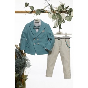 Ρούχα βαπτιστικά βεραμάν πάγου michiamo A4665 Ρούχα βαπτιστικά βεραμάν πάγου michiamo A4665