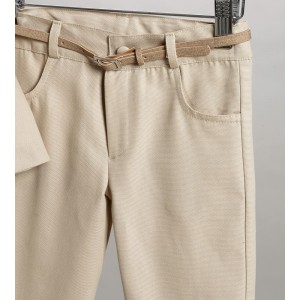 Βαπτιστικό σετ με σακάκι μπεζ παντελόνι μπεζ 2821-2 Βαπτιστικό σετ με σακάκι μπεζ παντελόνι μπεζ 2821-2