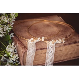 Επίχρυσα στέφανα γάμου 513a