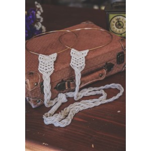 Επίχρυσα στέφανα γάμου  boho 514e